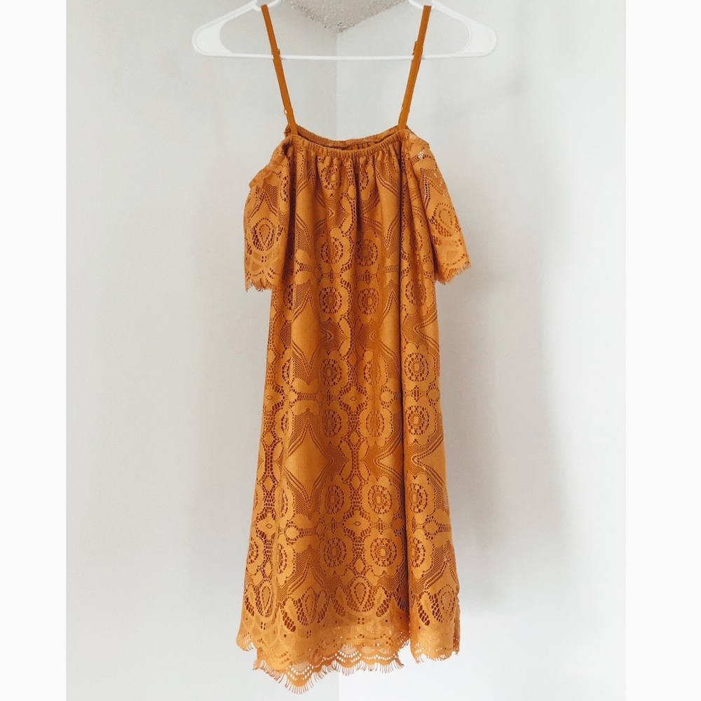 Lace yellow sundress